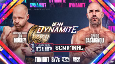 Jon Moxley vs. Claudio Castagnoli - Continental Challenge Cup Semi Final Match - AEW Dynamite (2026-08-26)