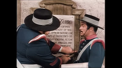 Zorro saison 2 épisode 13 L'amnistie de Zorro