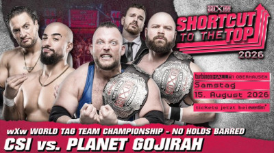 Planet Gorijah vs. CSI - wXw World Tag Team Championship - wXw Shortcut To The Top (2026-08-15)