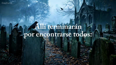 Una profunda reflexión sobre la muerte. Nada en este mundo te pertenece, ni eres más importante que nadie, porque todos vamos a morir.