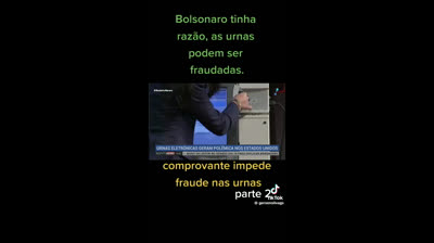 A eleição de domingo aqui no Brasil foi fraudada igual fizeram em 2022 e vai se fraudada no 2º turno para manter a quadrilha do Lula no poder