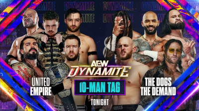 United Empire vs. The Demand & The Dogs - 10 Man Tag Team Match - AEW Dynamite (2026-09-02)