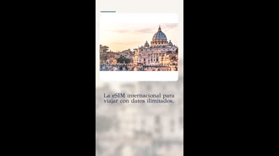 Viaja siempre conectado con una eSIM internacional