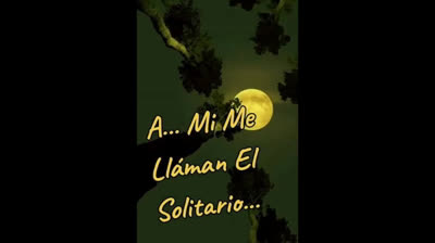 ME LLAMAN EL SOLITARIO  (CANCION)